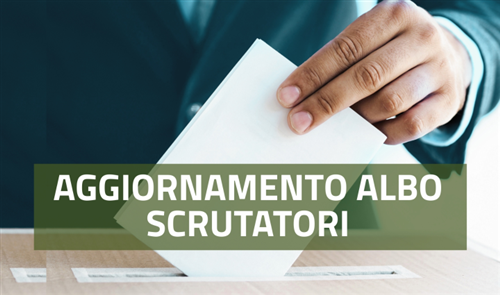 Aggiornamento albo unico comunale scrutatori di seggio